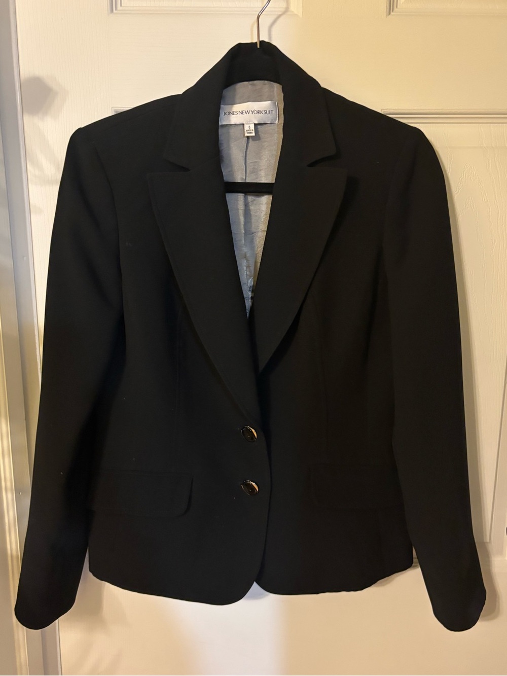 Jones New York Black Tailored Suit Blazer
